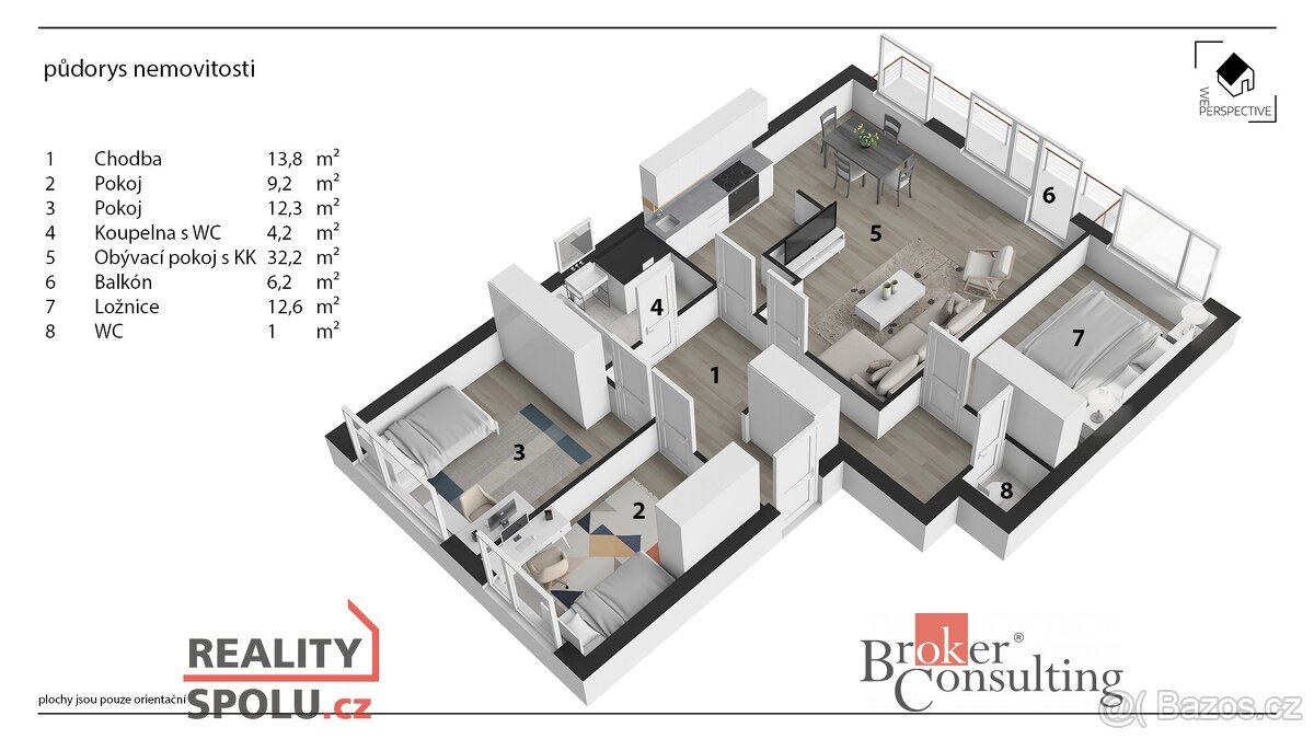 Prodej, byty/4+1, 85 m2, Kopřivnická 613, Letňany, 19900 Pra - 20