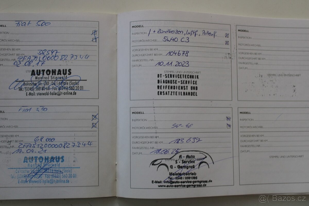 Fiat 500, 1,2i 51KW, KLIMA, SERVISKA, r.v. 2012 - 20