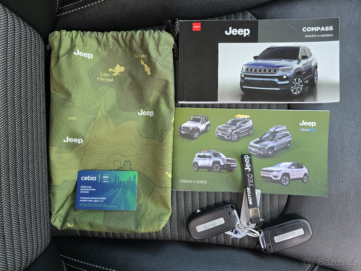 JEEP COMPASS 1.3 110kW LIMITED 2022 KAMERA+NAVI+KŮŽE -DPH - 20