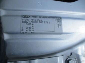 AUDI TT 2,0TFSi 147kw Cabrio S-Line 2007 bez koroze - 20