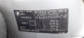 BMW 318Ci e46 coupe facelift, rok 2005, nájezd 155 tísíc k - 20