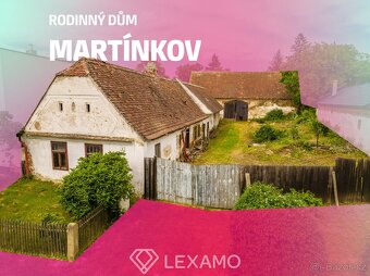 Prodej, rodinného domu,  2199 m2 - Martínkov, ev.č. 00212 - 20