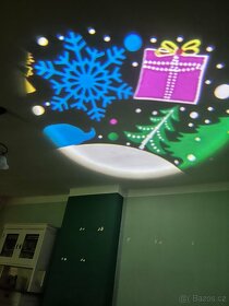 Vánoční projektor venkovní vnitřní - barevné vánoční motivy - 20