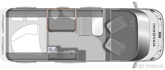 Camper Van LMC Innovan 590, motor 170PS Automat - 20
