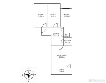 Byt 3+1/L ul. Vitošská, P4 Modřany, 80 m2 - 20