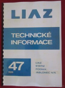 AUTO LIAZ -ŠT180 - PŘÍRUČKA 14 - BRZDY + PŘÍRUČKA 1.3 SPOJKA - 20