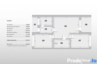 Prodej rodinného domu 3+kk, 81m2 - Hevlín, ev.č. 100030 - 20