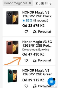 HONOR Magic V3 5g. 8+512 GB. NOVÝ se zárukou. BROWN - 20