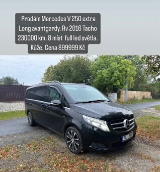 Prodám Mercedes V250 Avantgardy extra long - 20