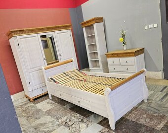 Ložnice Celodřevená Postel s úložným prostorem - 20