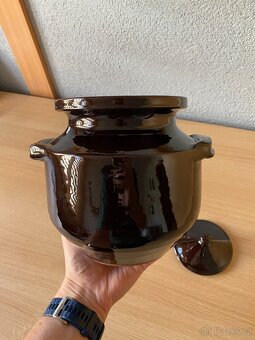 Velká keramická nádoba s víkem - 2,75 l - 20