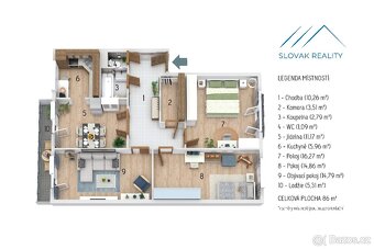 Prostorný byt 3+1 s lodžií v klidné části Příbora - 20