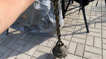 Hodně starý závěsný lustr nebo svítidlo - 20
