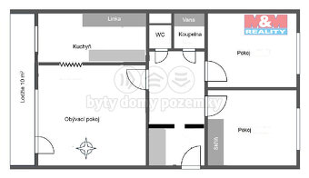 Prodej bytu 3+1, 71 m², Praha, ul. Láskova - 20
