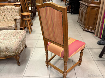 6 x zdobená zámecká kvalitní dubová židle - 20