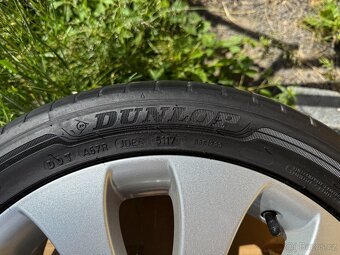 Alu kola 5x112 r17 Škoda Venus + letní pneu 225/45/17 Dunlop - 20