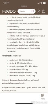 Kočárek kombinovaný BabyDesign Bueno tyrkys - 20
