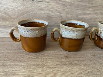 hren keramický hrnek hrneček sada hnědé hrnky - 20