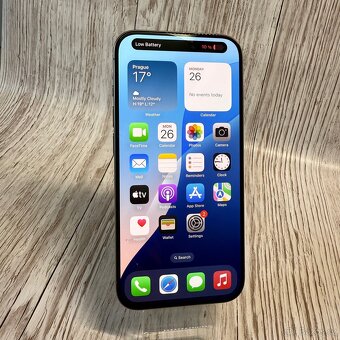 iPhone 15 Pro 128GB, nature, 100% baterie,vada na displayi - 20