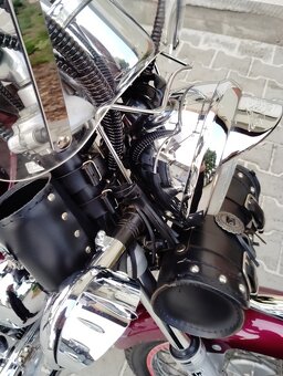 Yamaha XV Virago 125 (5AJ) r.v.:1998 červená-tmavá (TOP stav - 20