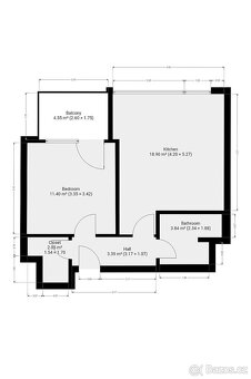 Pronájem bytu 2+kk, Kurandové,Hlubočepy, 24700kč 44 m2 - 20