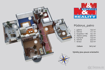 Prodej mezonetového bytu 4+1, 150 m², Děčín, ul. Tylova - 20