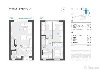 Prodej bytu 4+kk 89 m² se zahradaou a garáží - 20