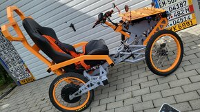 Terénny vozik 2x 1500W 40km/h dojazd 50km pre vozičkárov - 20