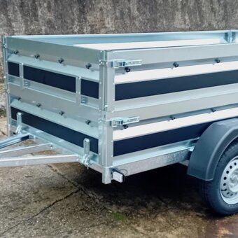 Velký přívěsný vozík, 750Kg řidičák sk. B, svařovaný rám - 20
