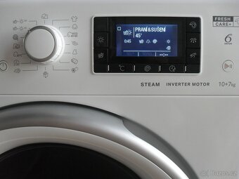 PRAČKA SE SUŠIČKOU WHIRLPOOL,VELKÁ KAPACITA 10/7KG,STÁŘÍ 2 R - 20