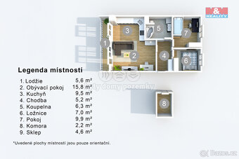 Prodej bytu 3+kk, 56 m², Litoměřice, ul. Kollárova - 20