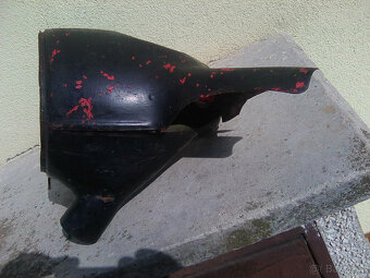 Jawa 250/350 Panelka - kryty řetězu,motoru,výfuky s koleny.. - 20