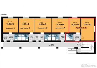 Prodej apartmánů 2+kk, 36.3 m2, Dolní Dunajovice - 20
