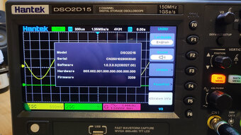 Osciloskop Hantek DSO2D15 150MHz s generátorem 25MHz NOVÝ - 20