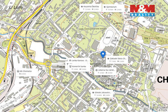 Pronájem bytu 2+kk, 100 m², Chomutov, ul. Klostermannova - 20