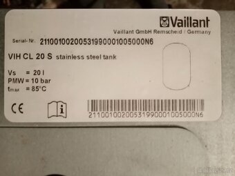 Vaillant VU INT 186/3-5, VUW INT 236/3-5 - 20