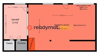 Pronájem prostor dílna a kanceláře 98 m2, Hodonín - 20