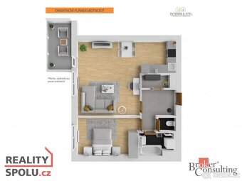 Pronájem, byty/2+kk, 57 m2, Jurkovičova 988/26, 14900 Praha, - 20