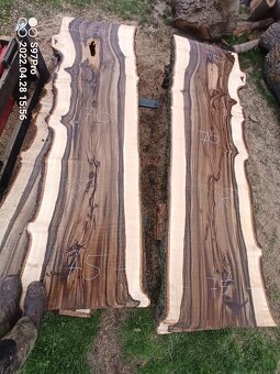 Super tmavé ořechové XXXL fošny a koláče - 20