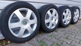 Alu kola 5x112 r16 originál Škoda Octavia II - 20