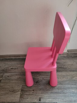 Ikea dětský set - stůl a 2 růžové židle - 20