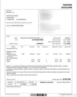 Elektrokoloběžka Xiaomi Mi scooter Nová včetně faktury se zá - 20