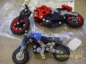 Dětské stavebnice LEGO, WOMA, Meccano motorky - 20