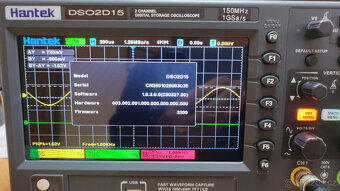 Osciloskop Hantek DSO2D15 150MHz s generátorem 25MHz NOVÝ - 20