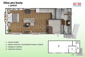 Prodej rodinného domu, 705 m², Středokluky, ul. Kladenská - 20