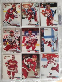 Predám hokejove karty komplet base set Wien 96 - 20