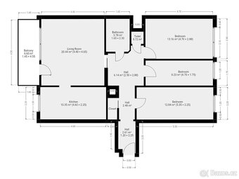 Pronájem bytu 4+1, Tesaříkova, Hostivař, 28900 Kč/měs, 79 m2 - 20