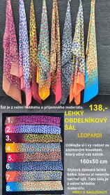 Šátky, šály, šálky, tunely....15% sleva na vše - 20