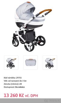 Prodám kočárek 3v1 Coletto Florino – TOP STAV
 - 20