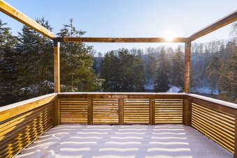 Vzorová chata č. 5 - Chaty Na Rybárně, bazén, sauna, káď - 20